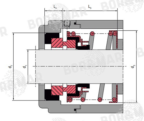 Торцевое уплотнение MSBT-PN в Челябинске фото