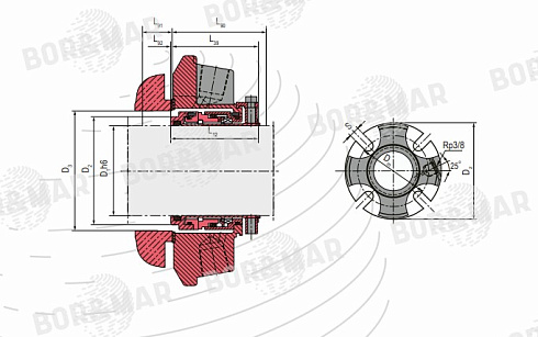 Торцевое уплотнение MS4620 в Челябинске фото