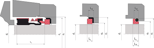 Торцевое уплотнение 2100S M 10 CER/CAR/NBR в Челябинске фото