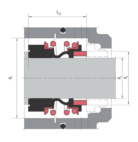 Торцевое уплотнение MG12-12 G60 BVPGG в Челябинске фото
