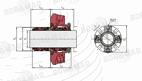 Торцевое уплотнение MS4610 в Челябинске фото