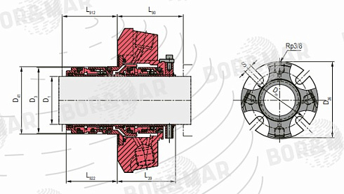 Торцевое уплотнение MS610 в Челябинске фото
